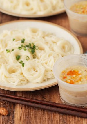 アーモンドミルクの中華風そうめんダレ-レシピのメイン写真