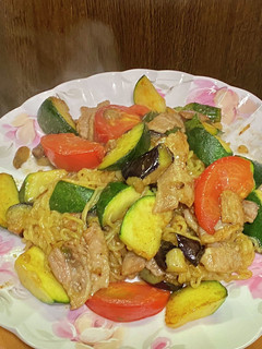 サリ麺で夏野菜たっぷりの焼きそば-レシピのメイン写真