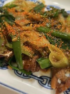 鰯の蒲焼缶とニラ! 手抜きw-レシピのメイン写真