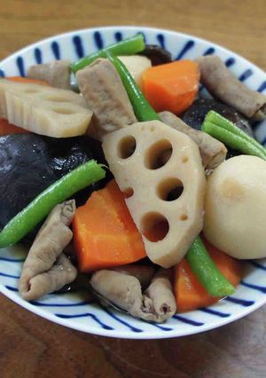 白もつで博多がめ煮-レシピのメイン写真