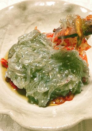 酒の肴に♡シラスのキムチ和え・ゴマ油風味-レシピのメイン写真