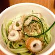 きゅうりとちくわの節約そうめん