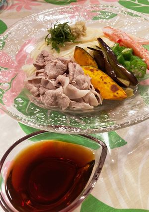 夏のぶっかけ冷や麦、一皿で栄養満点!!-レシピのメイン写真