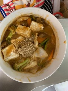 お一人様洋風ミートローフ味豆腐野菜炒め-レシピのメイン写真