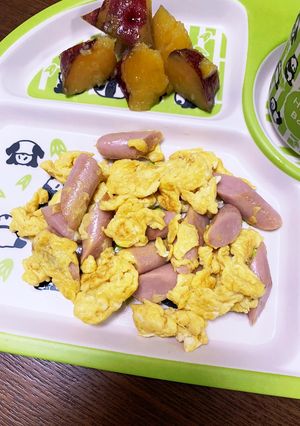 魚肉ソーセージの卵炒め-レシピのメイン写真
