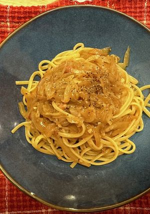 玉ねぎとベーコンのリングイーネ-レシピのメイン写真