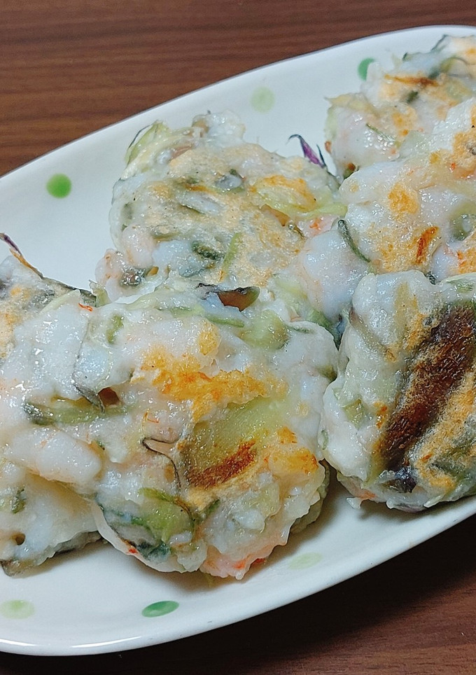 えびとはんぺんの海鮮団子焼き-レシピのメイン写真