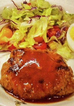 今夜の夜ご飯♡ハンバーグでミルバーグ♡-レシピのメイン写真