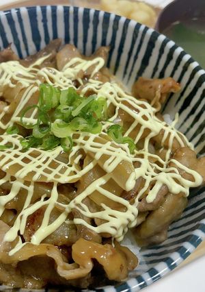 照りマヨ豚丼-レシピのメイン写真