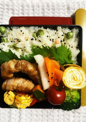 7/1 よっちゃんクルクル肉巻き弁当-レシピのメイン写真