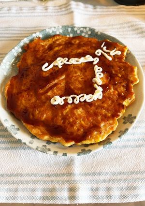 にんじん2本とコーンのお好み焼き-レシピのメイン写真
