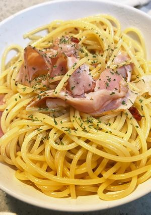 簡単!ぶっこむだけの濃厚ペペロンチーノ-レシピのメイン写真