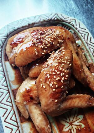 フライパンで簡単♪手羽先照り焼き-レシピのメイン写真