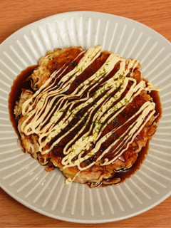 包丁まな板不要✨キャベツサラダお好み焼き-レシピのメイン写真