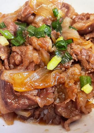つゆだく簡単牛丼-レシピのメイン写真