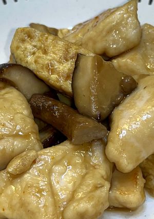 鶏肉と豆腐の甘辛炒め-レシピのメイン写真