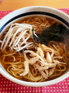 手作りスープの醤油ラーメン。ササミで!-レシピのメイン写真