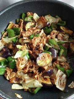 定番レシピ☆ 夏野菜と豚肉の味噌炒め♪-レシピのメイン写真