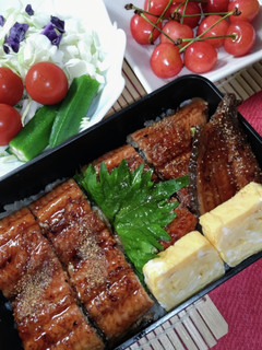 体力アップお馴染みうな重&玉子焼き-レシピのメイン写真