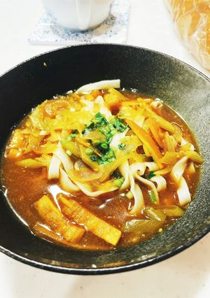 N家のカレーうどん（カレー麹を使って）-レシピのメイン写真