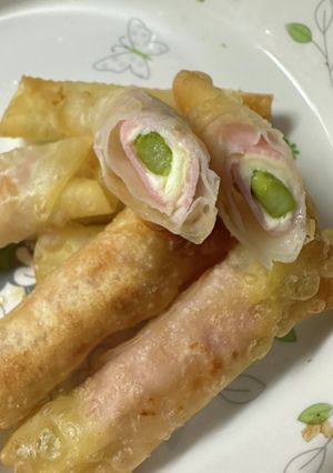 アスパラベーコンチーズ巻き-レシピのメイン写真