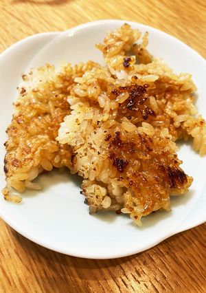 フライパン　レンチンご飯で　焼きおにぎり-レシピのメイン写真