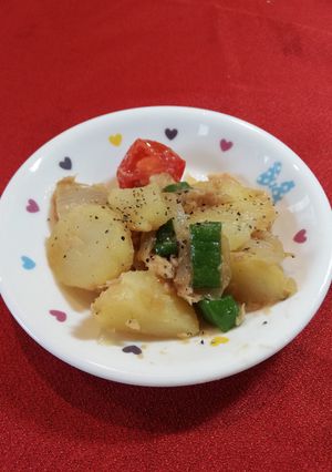 うちのトマツナジャーマンポテト-レシピのメイン写真