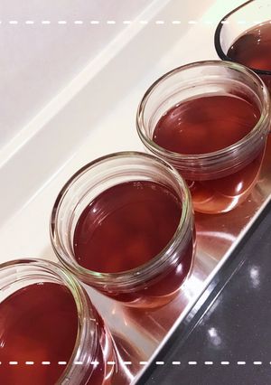 炭酸水とジュースで簡単！アロエゼリー-レシピのメイン写真