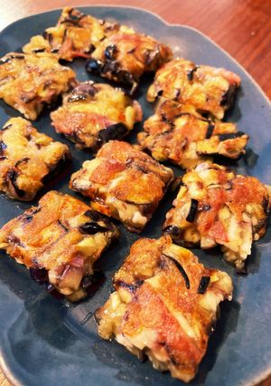 なすとベーコンのもちもち焼き-レシピのメイン写真