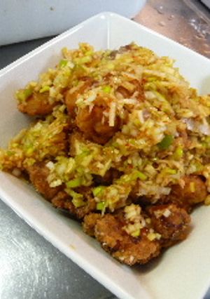 激うま!から揚げのにんにくねぎソース♪-レシピのメイン写真