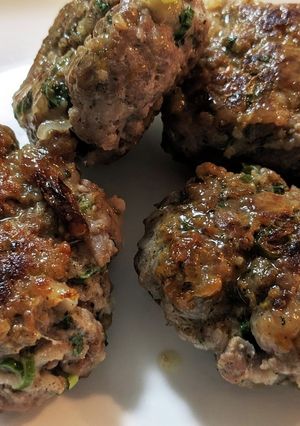 ハーブ風味豚バラ肉ハンバーグ-レシピのメイン写真