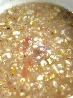 秒で玄米梅粥〜玄米トーストを使用して-レシピのメイン写真