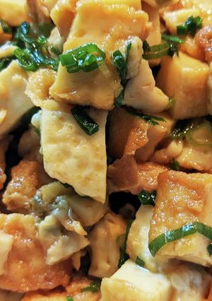 厚揚げの醤油炒め-レシピのメイン写真