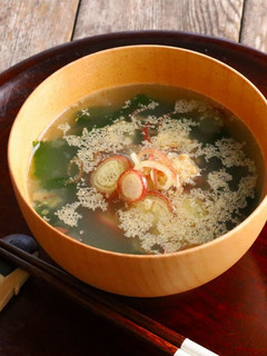 白ごま香る シャキシャキみょうがスープ-レシピのメイン写真
