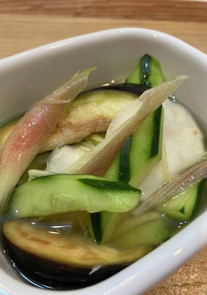 夏野菜の浅漬け　白だしで-レシピのメイン写真