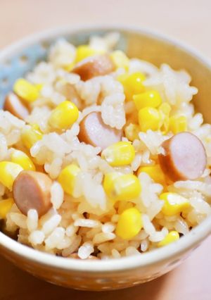 とうもろこし＆ウインナーごはん-レシピのメイン写真