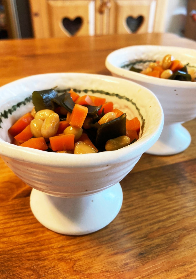 とっても簡単！豆と昆布の箸休め♡-レシピのメイン写真