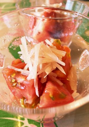 即席3分！簡単トマトの甘酢生姜／ピクルス-レシピのメイン写真
