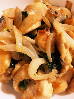 鶏胸肉のワサビ醤油マヨ炒め-レシピのメイン写真