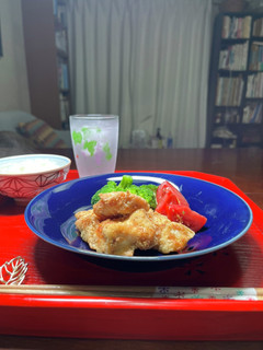 鶏胸肉のカレー味の竜田揚げ-レシピのメイン写真