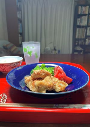 鶏胸肉のカレー味の竜田揚げ-レシピのメイン写真