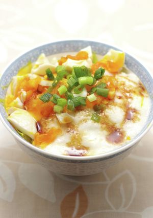簡単！後かたずけ楽！味玉とろろ丼-レシピのメイン写真