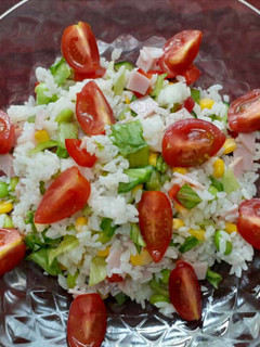 カラフル夏野菜 サラダごはん-レシピのメイン写真