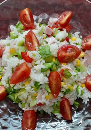 カラフル夏野菜 サラダごはん-レシピのメイン写真