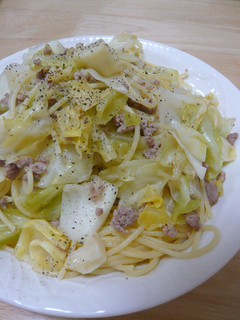 春キャベツと豚ひき肉のパスタ-レシピのメイン写真