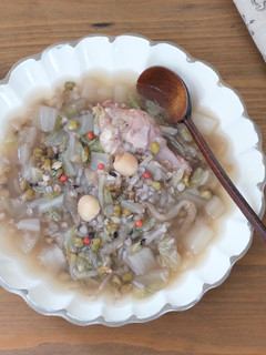 【薬膳】夏のからだを癒す雑穀チキンスープ-レシピのメイン写真