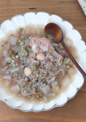 【薬膳】夏のからだを癒す雑穀チキンスープ-レシピのメイン写真