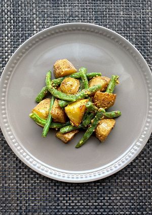 インゲンとポテトのマスタード炒め-レシピのメイン写真