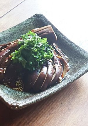 なすのレンジ蒸し♡ピリ辛韓国だれ-レシピのメイン写真