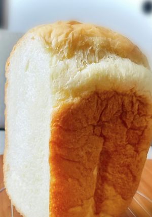 HB早焼きで耳まで柔らかもちふわ食パン♡-レシピのメイン写真